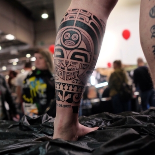 Negro Polinesio tatuaje #93587 | Tattoo Artist maksim kokin