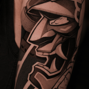 Masculino Negro  tatuaje en Manga #103415 | Tattoo Artist Danila Morozov