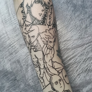 Femenino Negro Anime tatuaje en Antebrazo #101628 | Tattoo Artist Kseniya Pizhevskaya