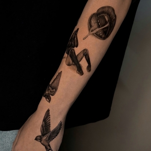 Masculino Negro y Gris Gráfico tatuaje #98713 | Tattoo Artist Master Margarita