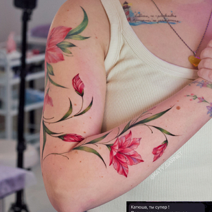 Femenino Color  tatuaje #96443 | Tattoo Artist Ekaterina Garnet / Katy Garnet