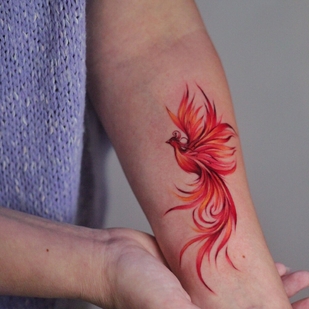 Femenino Color Acuarela tatuaje #102622 | Tattoo Artist Ekaterina Garnet / Katy Garnet