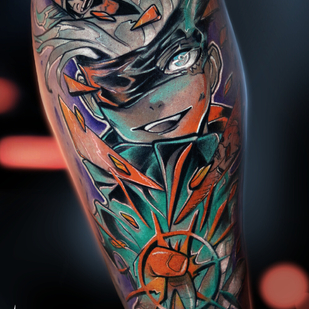 Masculino Color Anime tatuaje #92945 | Tattoo Artist Dmitriy Klaud
