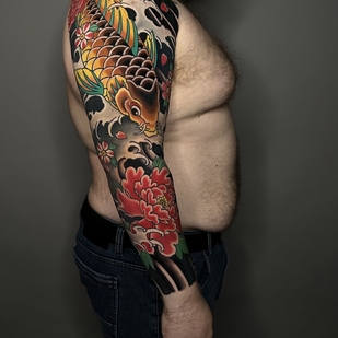 Japonés tatuaje #95234 | Tattoo Artist Aleksey Burundukov