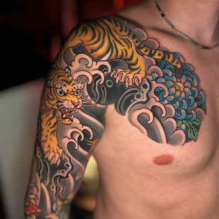 Masculino Color  tatuaje #103054 | Tattoo Artist Aleksey Burundukov