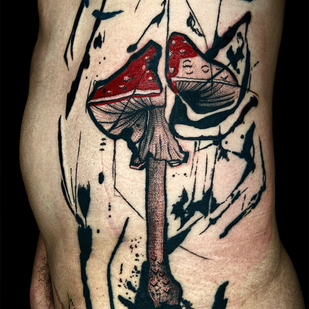 Color Abstracto tatuaje en Lado #104670 | Tattoo Artist Night Owl Tattoo