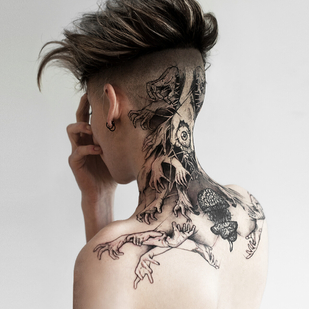 Femenino   tatuaje #96767 | Tattoo Artist Delphine CENCIG