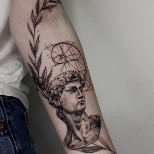 Femenino Negro y Gris Gráfico tatuaje #92138 | Tattoo Artist Nataliya Guk