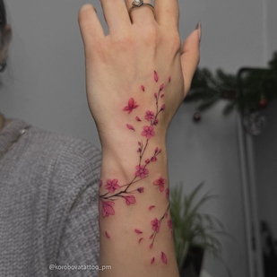 Femenino Color  tatuaje #103806 | Tattoo Artist Elena Korobova