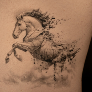 Negro y Gris Realismo tatuaje #104510 | Tattoo Artist Vytautas Vy