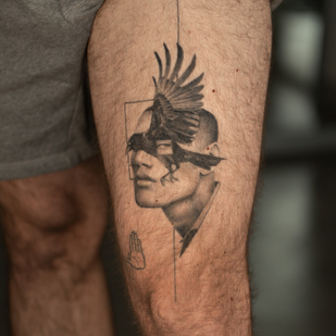 Negro y Gris Realismo tatuaje #104526 | Tattoo Artist Vytautas Vy