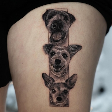 Para siempre en la piel: recuerdos de mascotas capturados por Luis de GangaTattooLA