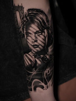 Portrait tattoo