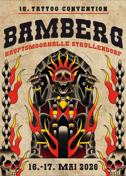 Bamberger Tattoo Convention 2026 | 16 - 17 May 2026
