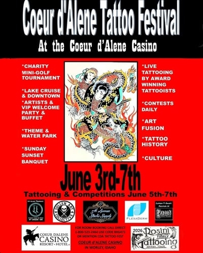 Coeur d’Alene Tattoo Festival 2026
