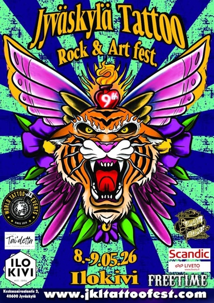 Jyväskylä Tattoo Rock & Art Festival #9 | 08 - 09 May 2026