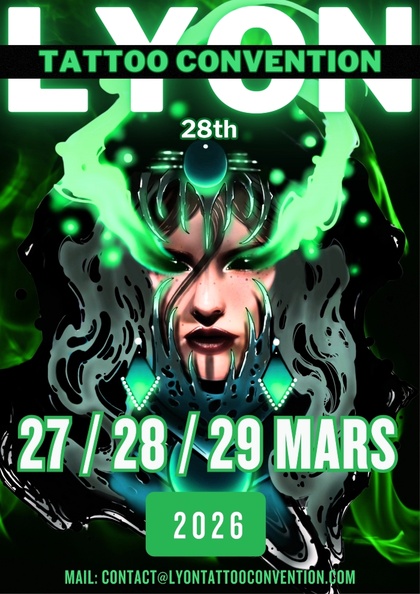 Lyon Tattoo Convention #28 | 27 - 29 March 2026