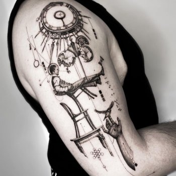 Artiste tatoueur Gergo Augusztiny