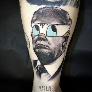 L'art de la protestation et du soutien: 57 tatouages représentant Donald Trump