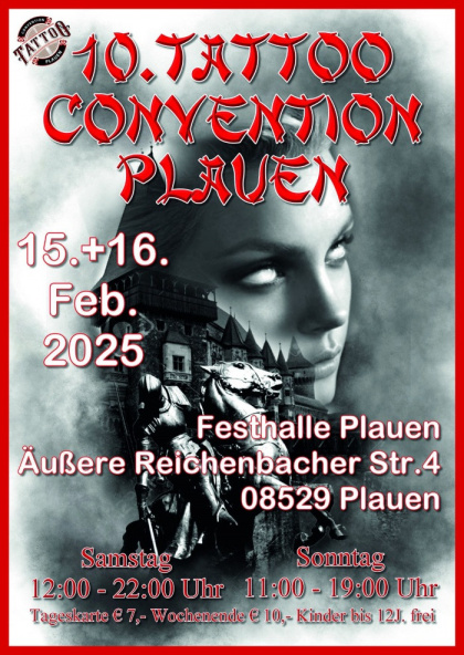 Plauen Tattoo Convention 2025 | 15 - 16 February 2025