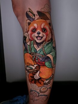 Neotraditional tattoo