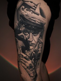 Portrait tattoo