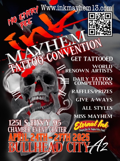 Ink Mayhem Tattoo Convention 2025 | 24 - 27 April 2025
