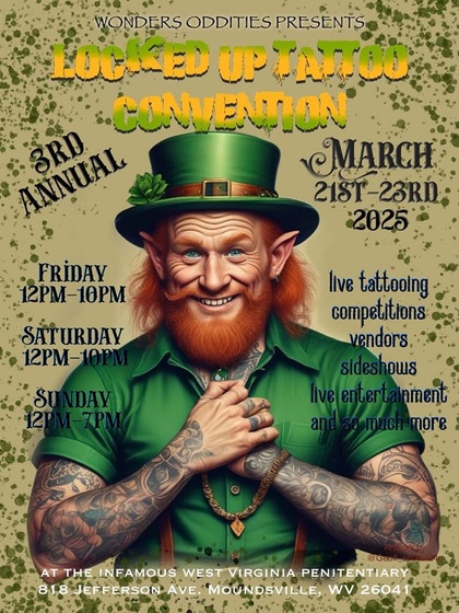 Locked Up Tattoo Convention 2025 | 21 - 23 March 2025