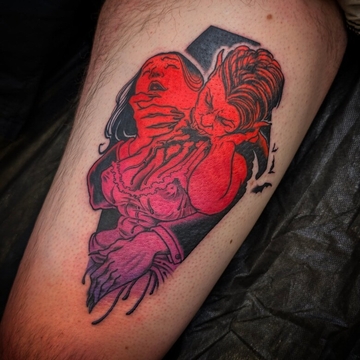 Tatouages ​​érotiques contrastés par Onnie O'Leary de Sydney