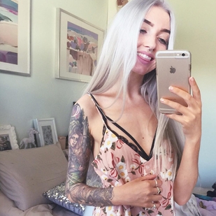 🔥 Photos sexy, portfolio de mannequin  #6287 Modèle de tatouage Kimberry Behets