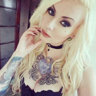 🔥 Photos sexy, portfolio de mannequin  #6309 Modèle de tatouage Jade Zombie