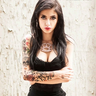 🔥 Photos sexy, portfolio de mannequin  #6526 Modèle de tatouage Karla Blackburn