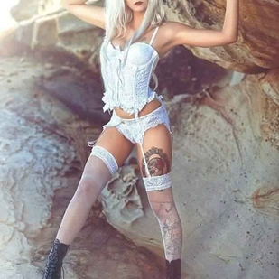 🔥 Photos sexy, portfolio de mannequin  #6303 Modèle de tatouage Jade Zombie