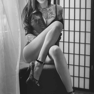 🔥 Photos sexy, portfolio de mannequin  #6467 Modèle de tatouage Karla Blackburn