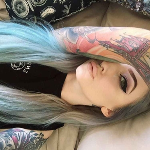 🔥 Photos sexy, portfolio de mannequin  #6238 Modèle de tatouage Kimberry Behets