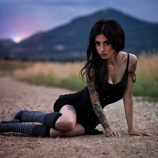 🔥 Photos sexy, portfolio de mannequin  #6569 Modèle de tatouage Karla Blackburn