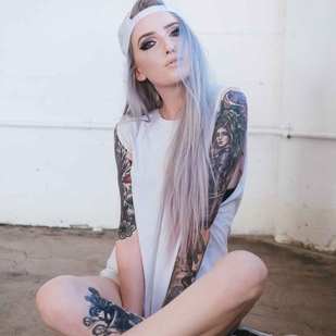 🔥 Photos sexy, portfolio de mannequin  #6161 Modèle de tatouage Kimberry Behets