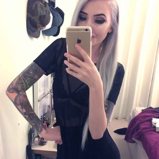 🔥 Photos sexy, portfolio de mannequin  #6252 Modèle de tatouage Kimberry Behets