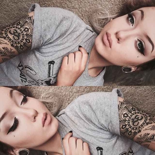 🔥 Photos sexy, portfolio de mannequin  #5838 Modèle de tatouage Riley Alessandra