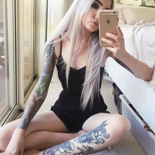 🔥 Photos sexy, portfolio de mannequin  #6289 Modèle de tatouage Kimberry Behets