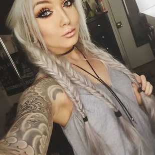 🔥 Photos sexy, portfolio de mannequin  #5878 Modèle de tatouage Riley Alessandra