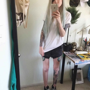 🔥 Photos sexy, portfolio de mannequin  #6248 Modèle de tatouage Kimberry Behets