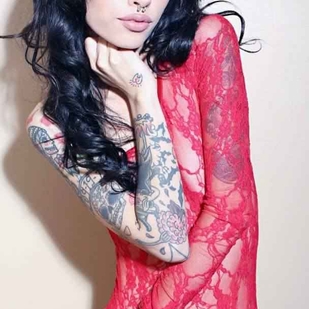 🔥 Photos sexy, portfolio de mannequin  #6556 Modèle de tatouage Karla Blackburn