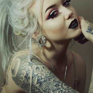 🔥 Photos sexy, portfolio de mannequin  #5862 Modèle de tatouage Riley Alessandra