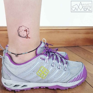 Femme Couleur Miniature tatouage #15534 | Artiste tatoueur Ahmet Cambaz