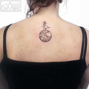 Femme Couleur Miniature tatouage #15536 | Artiste tatoueur Ahmet Cambaz