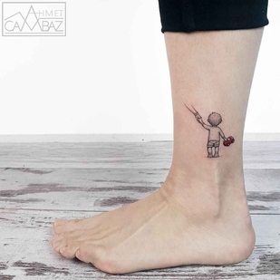 Homme Couleur Miniature tatouage #15541 | Artiste tatoueur Ahmet Cambaz