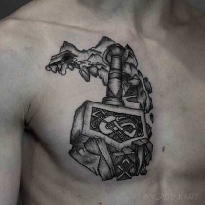 Idées de Tatouage #16384 Artiste tatoueur Vladislav Permyakov