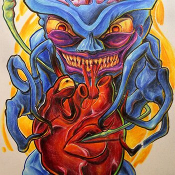 Artiste tatoueur  Artem Artemenkov