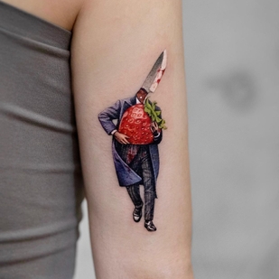 Femme Couleur  tatouage sur Épaule #63497 | Artiste tatoueur Neuneu Wu